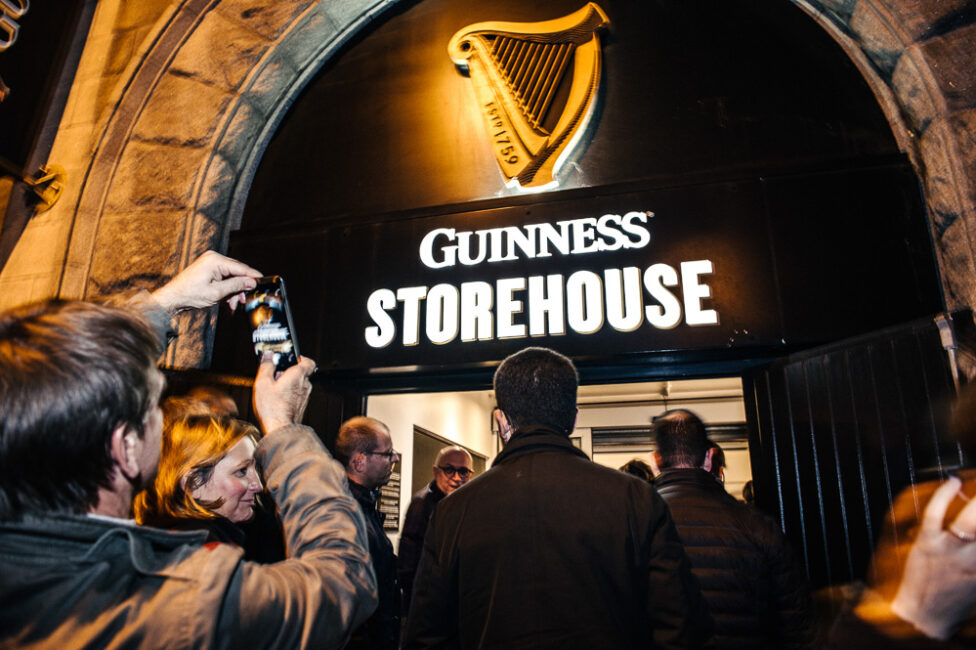 Corporate event at the Guinness Storehouse in Dublin
